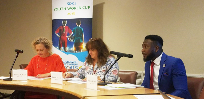 Sahara's Babatomiwa Adesida Championing the SDGs Youth World Cup Campaign