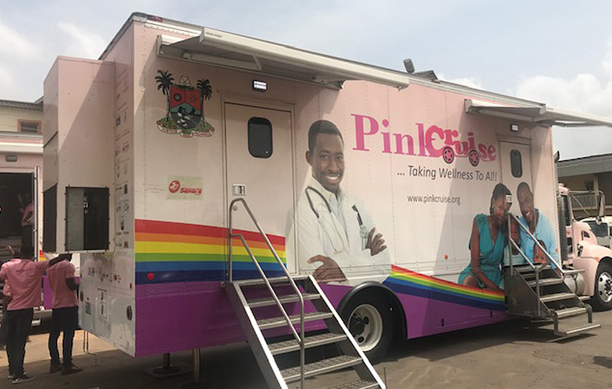 Sahara Contributes to Pink Cruise Mobile Cancer Center